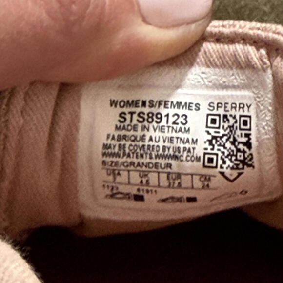 SPERRY Topsider PINK Seacycled Bahama 3.0 Platform Sneaker WMS SZ 7  NWOT - Picture 4 of 6